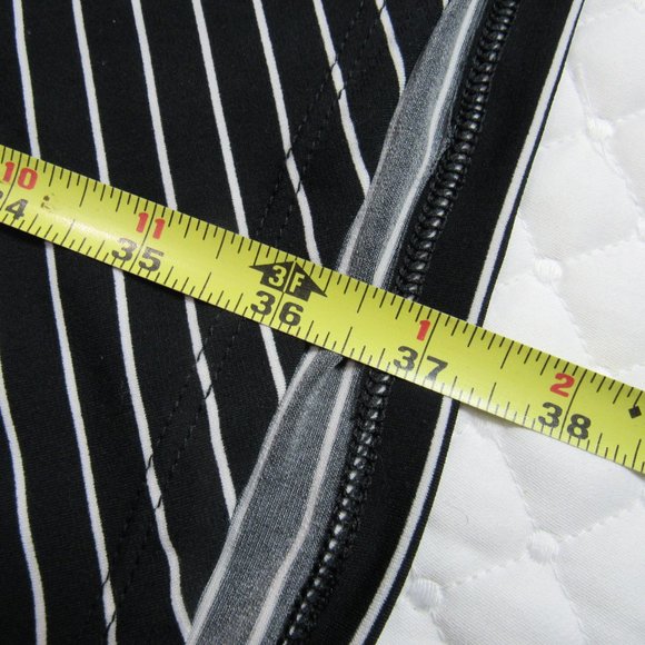 Kenneth Cole Reaction Black and White Striped Dress - Picture 3 of 9